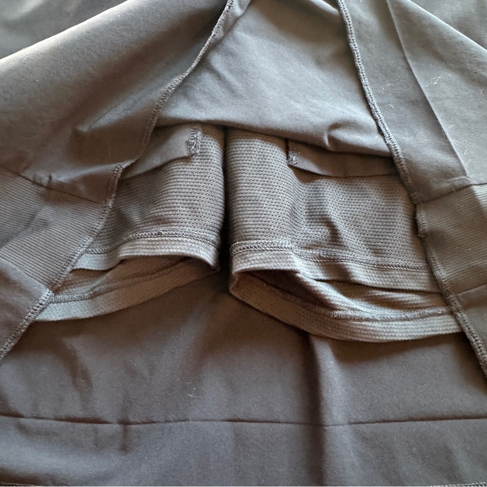 Athleta Brooklyn Skort 16” Black SIZE 14 #657678 Zipper Pockets Golf Athletic - Picture 4 of 8